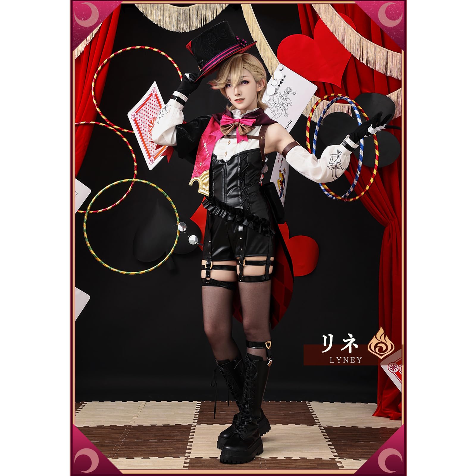 Amazon.co.jp: 原神 コスプレ 枫丹双子 リネット 耳、尻尾付き リネ